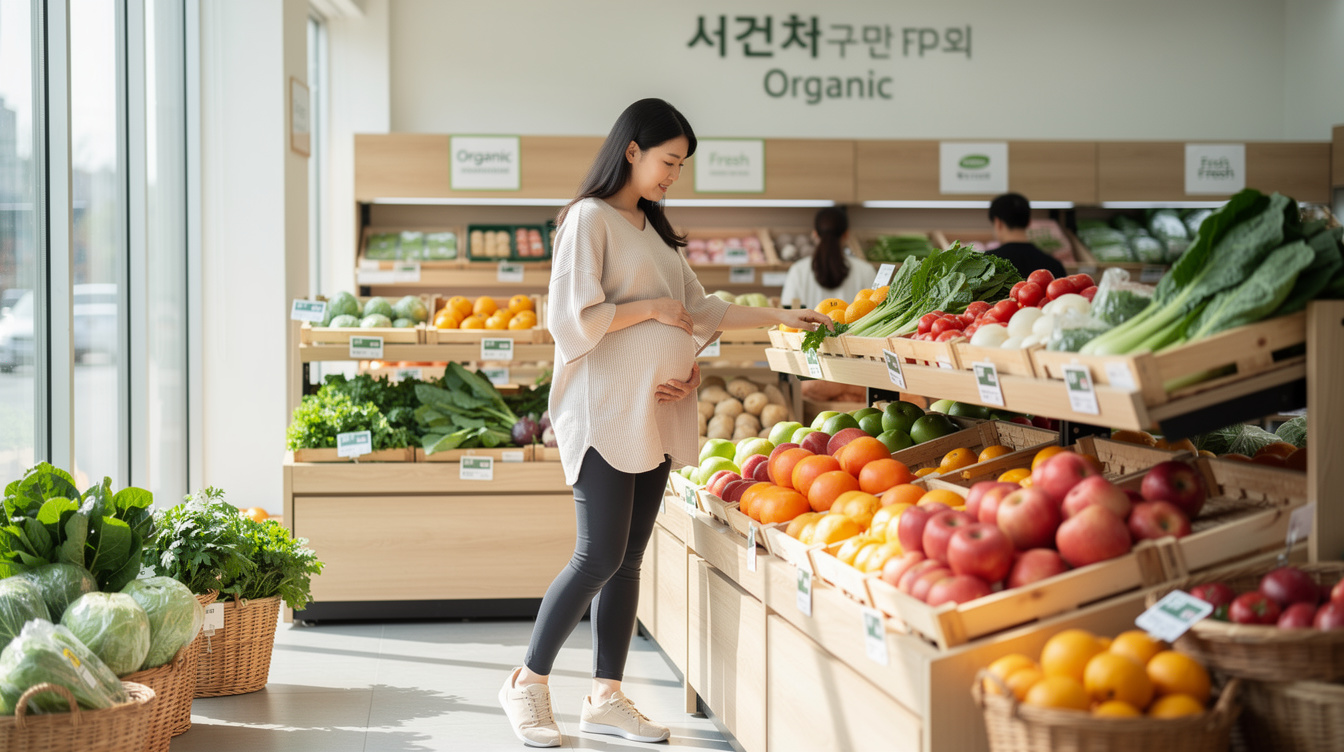 임산부 친환경농산물 지원 금액과 바우처 사용법