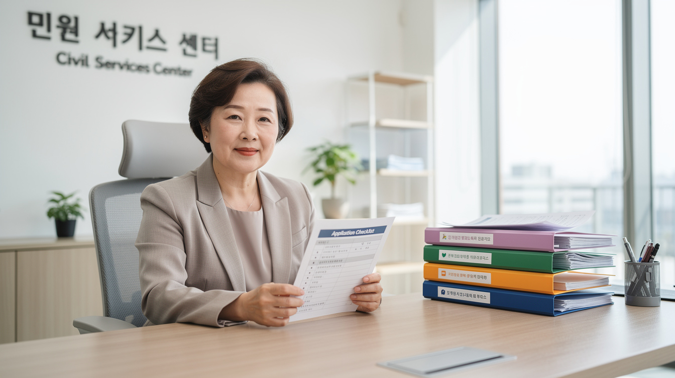 노인복지관 신청에 필요한 서류 목록