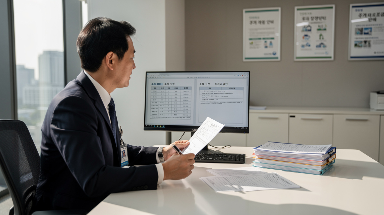 2026년 소득인정액 기준 – 가구 규모별 상한선 총정리