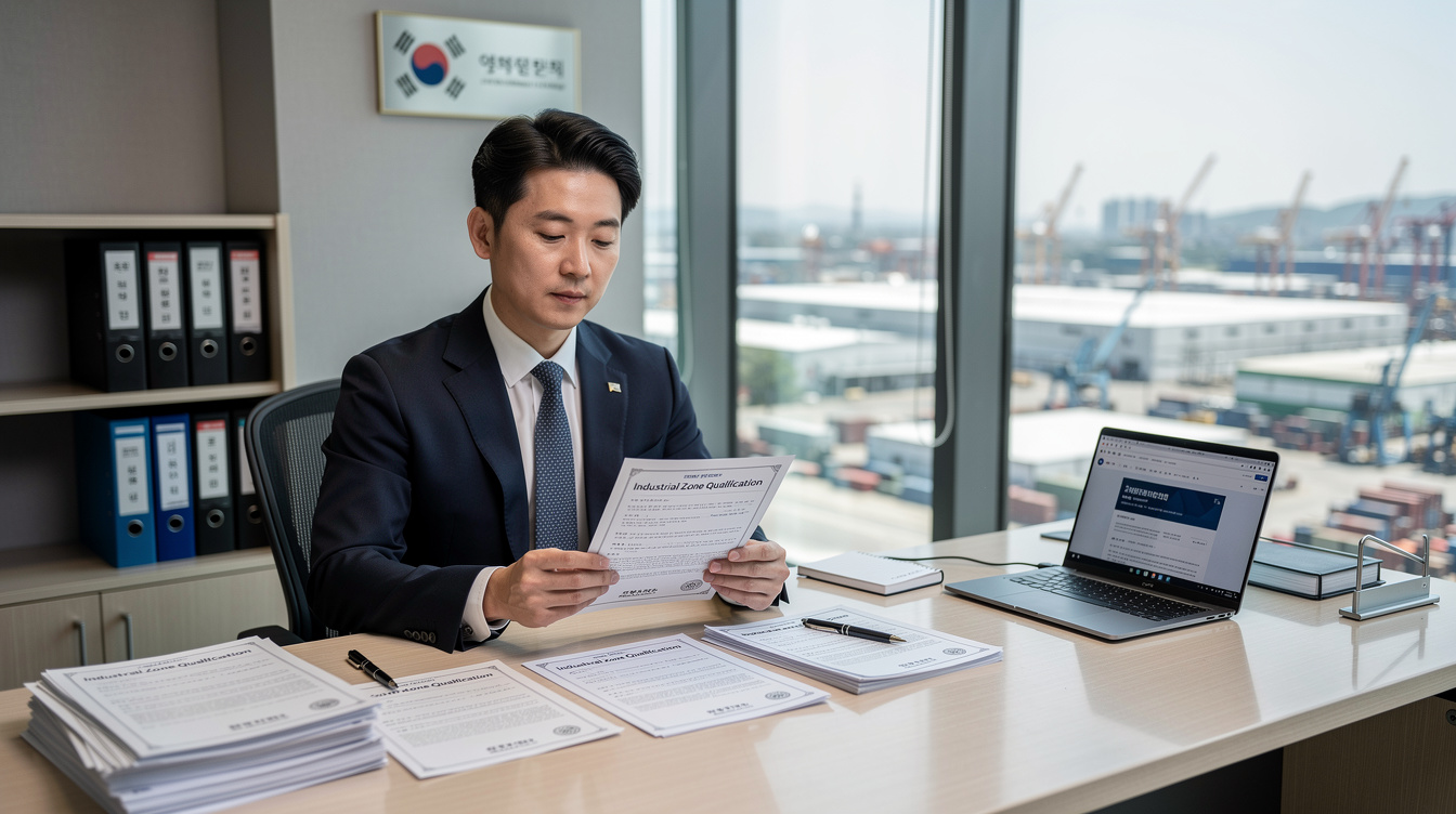 업종별 산업단지 입주 자격조건 상세 기준